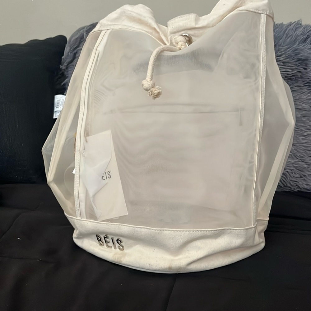 Beis the high-Brid mesh backpack